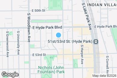 Map image of the property - 1364 E 52nd St