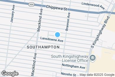 Map image of the property - 5229 Lansdowne Ave
