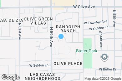 Map image of the property - 8713 N 58th Ln