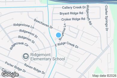 Map image of the property - 15914 Ridgeroe Ln