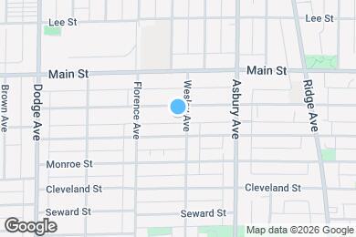 Map image of the property - 1428 Washington St
