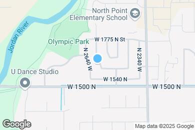 Map image of the property - 1621 N 2600 W