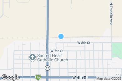 Map image of the property - 715 W 8th St