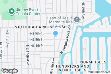 Map image of the property - 510 NE 17th Ave