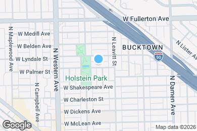 Map image of the property - 2234 W Palmer St