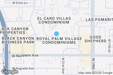 Map image of the property - 2121 W Royal Palm Rd