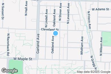 Map image of the property - 628 Oakland Ave