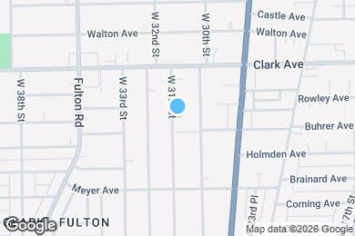 Map image of the property - 3165 W 31st St