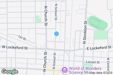 Map image of the property - 416 1/2 North School Street, 3