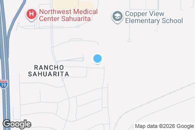 Map image of the property - 646 W Calle Espadero