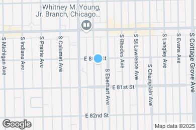 Map image of the property - 8017 S Vernon Ave