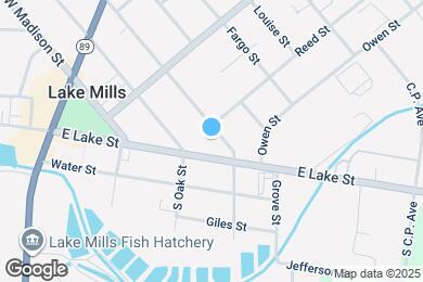 Map image of the property - 408 E Washington St