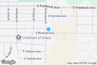 Map image of the property - 4417 E Buckeye Ave