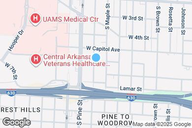 Map image of the property - 525 S Oak St