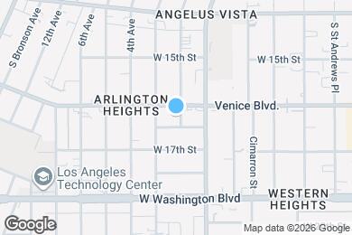 Map image of the property - 1615 2nd Ave