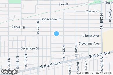 Map image of the property - 2121 Liberty Ave