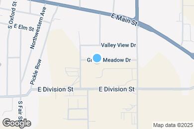 Map image of the property - 329 E Green Meadow Dr