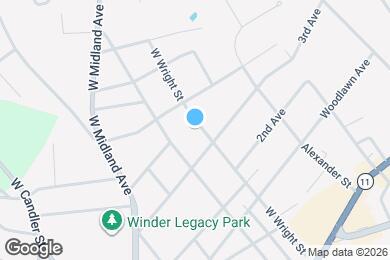 Map image of the property - 114 W Wright St