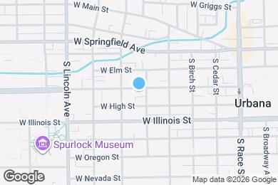 Map image of the property - 603 W Green St