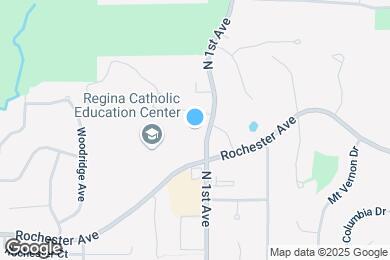Map image of the property - 461 N 1st Ave