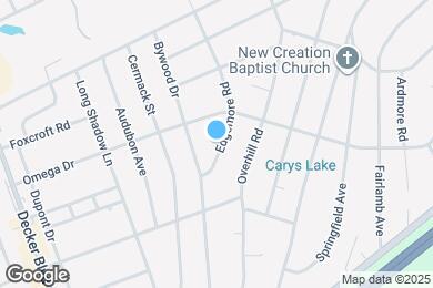 Map image of the property - 1613 Edgemore Rd