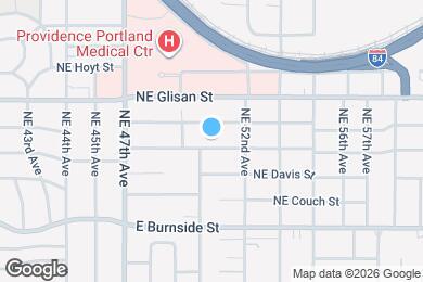 Map image of the property - 5019 NE Everett St