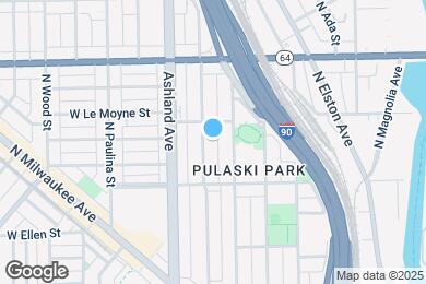 Map image of the property - 1443 N Bosworth Ave