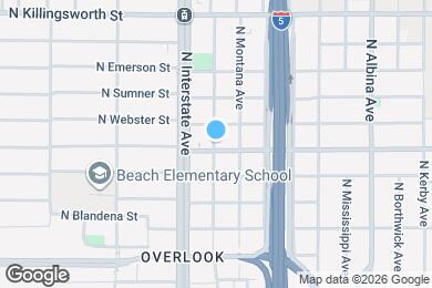 Map image of the property - 5010 N Maryland Ave
