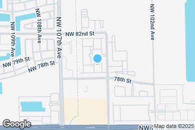Map image of the property - 7903 NW 105th Ave