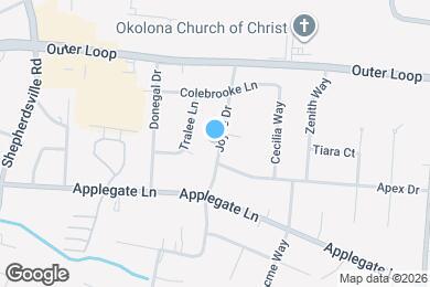 Map image of the property - 7816 Joyce Dr
