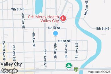 Map image of the property - 424 6th Ave NE