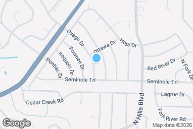 Map image of the property - 6300 Osage Dr
