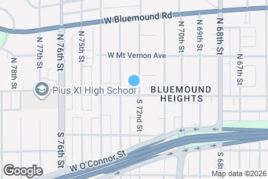Map image of the property - 145 N 72nd St