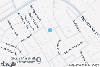 Map image of the property - 23722 Spring Dane Dr