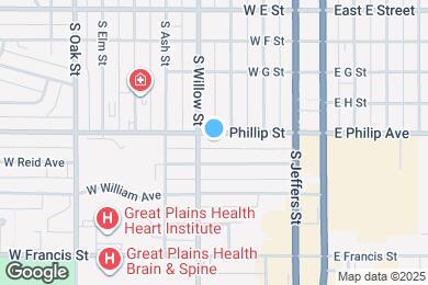 Map image of the property - 314 W Philip Ave