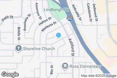 Map image of the property - 7460 Batista St