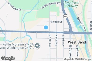 Map image of the property - 1022 W Washington St