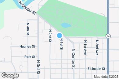 Map image of the property - 528 N 1st St