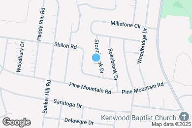 Map image of the property - 1110 Stonebrook Dr