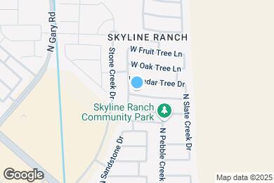 Map image of the property - 930 W Mesquite Tree Ln