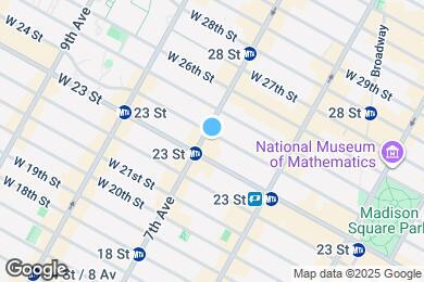 Map image of the property - 160 W 24 St