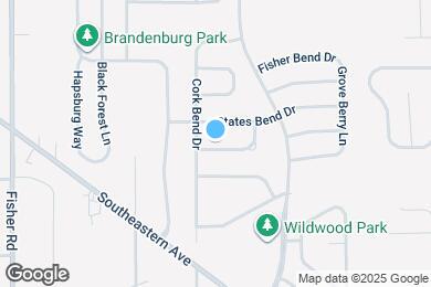 Map image of the property - 7906 States Bend Ln