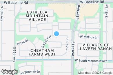 Map image of the property - 5213 W Melody Ln