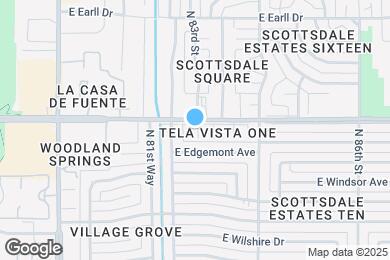 Map image of the property - 8243 E Thomas Rd