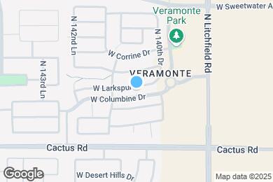 Map image of the property - 14103 W Larkspur Dr