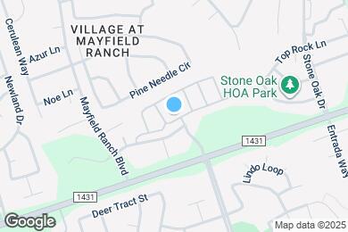 Map image of the property - 3451 Mayfield Ranch Blvd