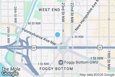 Map image of the property - 2318 L St NW