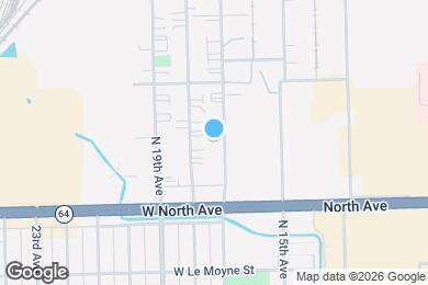 Map image of the property - 1938 N 17th Ave