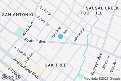 Map image of the property - 1900 26th Ave