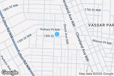 Map image of the property - 1010 15th St NW